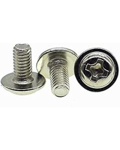 20/50pcs M2.5 M3 M4 M5 DIN967 304 Stainless Steel Cross Recessed Pan Head Screws With Collar For Computer Floppy DVD ROM Motherboard (Color : 16mm_M2.5(50PCS))