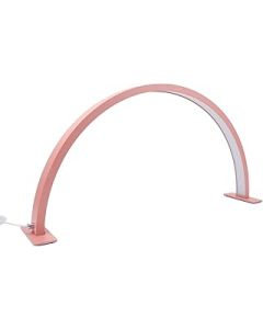Vikye Eyelash LED Desk Light, 22 Inch 25W Half Moon LED Nail Lamp, 3000 to 6000K Dimmable Light for Beauty, Skincare, Lashes, Eyebrows, Live Recording, 100 to 240V (UK Plug)