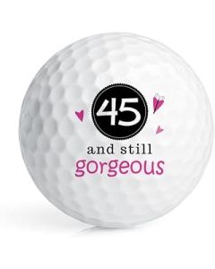 CafePress 45Th Birthday Gorgeous Novelty Golf Balls (Pk of 6)