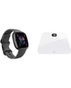 Fitbit Sense 2 Health and Fitness Smartwatch with built-in GPS, advanced health features, up to 6 days battery life - compatible with Android and iOS.