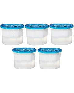 KARAN KING® Dehumidifier Pack of 5 x 500ml Condensation Remover Moisture Absorber Dehumidifiers for Damp,Moisture in Home, Kitchen, Wardrobe, Bedroom, Caravan, Office, Garage, Bathroom, Basement