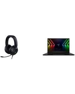Razer Blade 15-15.6 Inch Gaming Laptop with 240 Hz QHD Display (NVIDIA RTX 3070 Ti, Intel Core i7 12800H, 16GB DDR5 RAM, 1TB SSD, Vapor Chamber Cooling, Windows 11) + Kraken V3 Hypersense