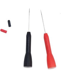 Yidootwo 2 Pcs 1mm Test Probe Pins, Non-Destructive Insulation Wire Piercing Needle Stainless Steel Back Probe Pins, Super Tip Kit Multimeter Probes for Multimeter, Banana Socket Plug, Car Tester