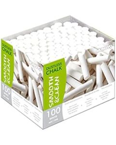 Creation Station Dustless Blackboard Chalk-White, 100 Count (Pack of 1)
