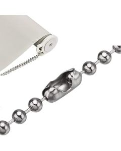 12PCS Blind Chain Connectors 4.5mm Roller Roman Vertical Blind Spare Parts Metal Ball Chain Cord Connectors fits Curtain Roller, Roman and Vertical Blinds Chains