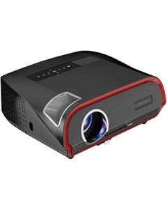 Home Theater Projector With Android Football Gaming Smart TV 4k 100001080p LCD Projector 1350 (Color : A12 Black, Size : E)