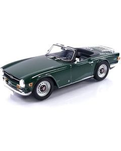 Minichamps 155132036 1:18 Triumph TR6-1969-Dark Green (Lhd) Collectible Miniature Car, Multicoloured
