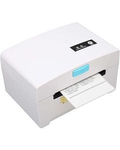 Airshi Thermal Printer, Improved Efficiency Sticker Printer, 80mm Professional Transparent Printing for Express Delivery (UK Plug)