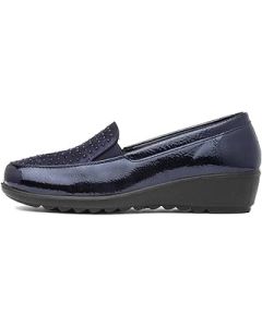 Susan Womens Blue Casual Shoe