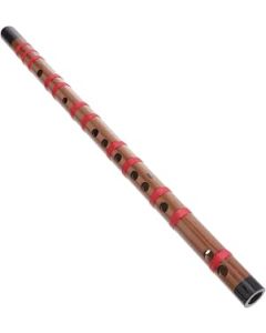 Milisten Wood Flute Authentic Chinese Wooden Bamboo Flute Traditional Chinese Musical Woodwind Instrument Key of E for Kids Adults Music Learning Practice Instrument