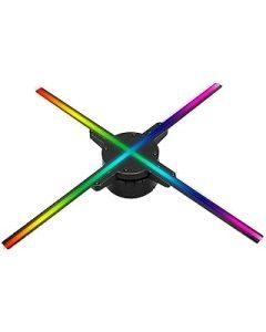 Hologram Fan Hologram Projector Fan Wifi 3d Holographic RGB0805 LED Party Decorations Holograms Fan Advertising Machine Rotating Imagin 56CM 3D Projection Advertising Machine