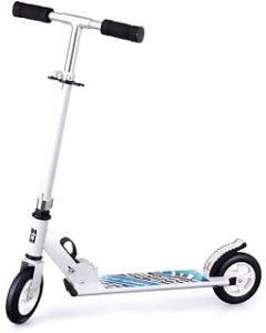Paelf Foldable Can Be Raised and Lowered Children's Scooter 2-3-6-12 Year Old Large Two-wheel Folding Pedal Car Aluminum Base Plate Wear-resistant Rubber Wheel Fashion Movement Kick Scooter