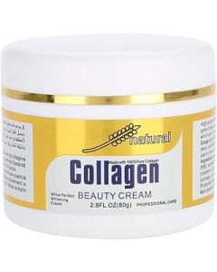 Collagen Cream, 80g Natural Face Whitening Cream Day and Night Anti-Aging Moisturizing Cream Anti Wrinkle Moisturizer for Women