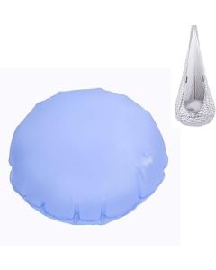 YAERSI Pod Swing Hammock Pod Chair Replacement Inflatable Cushion,Hammock Chair Swing Thicken PVC Inflatable Cushions (Blue)