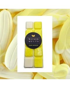 Foam Banana Wax Melt Snap Bar - Vegan Wax Melts - Scented Wax Melts - Handmade in Wales - Wax Melts Strong Scented