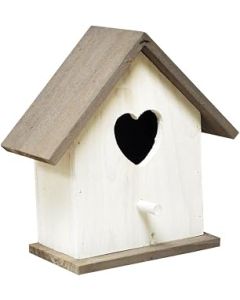 Kingfisher White Wooden Nesting Box