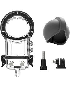 KOCAN X3 waterproof housing, Panoramic Sports Camera Dive Case Waterproof Housing Diving Protective Case Underwater 50M with Silicone Lens Cover Replacement for X3 Camera Acce