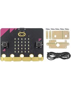Seprendi BBC V2.2 Kit Built-in Speaker Microphone Touch Microbit Programmable Learning Development Board+Acrylic Case