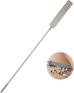 atopo Gap Dust Brush Under Appliances Cleaning Tool with Telescoping Long Handle 60 inches Washable and Retractable Flat Duster Brush Feather Duster for Under Furniture Couch, Fridge, Washer Cleaning