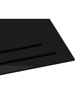 3mm Perspex Black Acrylic plastic sheet Perspex Sign Material - multiple sizes (400mm x 300mm (A3))