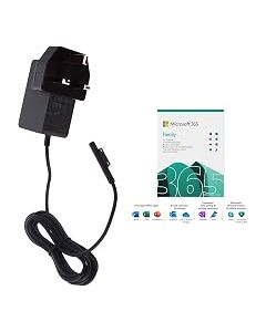 Surface 24W Power Supply + Microsoft 365 Family | Box