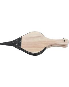 TANM Wood Fireplace Bellows High Security Heat Resistant Leather Fireplace Bellows Manual Operation For Fire Pits