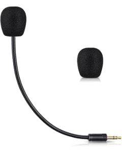 Barracuda X Mic Replacement for Razer Barracuda X Wireless Gaming Headphone, Detachable 3.5mm Noise Cancelling Microphone for Xbox One, PS4, PS5, PC