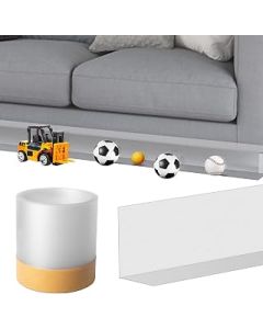 A/R Under Couch Blocker,Thicker Under Sofa Furniture Blocker - Under Couch Toy Blockers Bumper Stopper Guards for Bed Bottom, Transparent