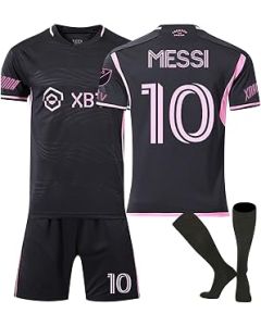 Inter Miami Messi Kit #10 Football Kit for Kids and Men Home match Football Jersey Tracksuit Shirts Shorts and Socks Set