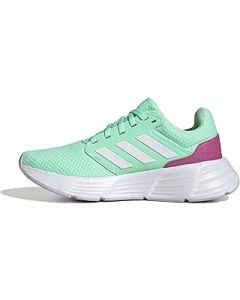 Women's Galaxy 6 W Sneaker, Pulse Mint/FTWR White/Lucid Fuchsia, 5 UK