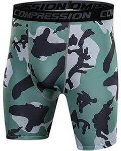 Men's Compression Shorts Quick Dry Active Compression Shorts Breathable Marathon Baselayer