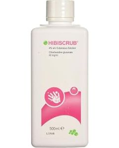 Hibiscrub Skin Wash - Antimicrobal Skin Cleanser 500ml
