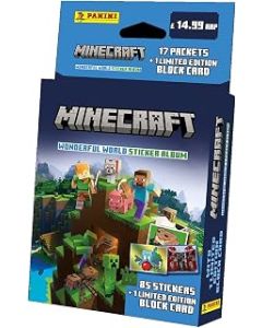 Panini Minecraft Wonderful World Sticker Collection Multiset