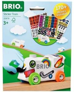 BRIO World Custom Sticker Toddler Toy Train for Kids Age 3 Years Up - Compatible Most BRIO Railway Sets