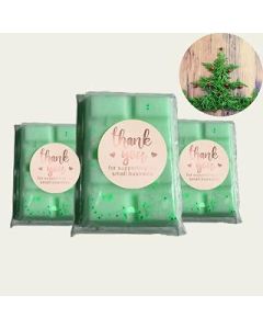 Christmas Tree Wax Melts - Snap Bars - Soy Wax Melts 25g - Highly Scented For Oil Burner - Vegan & Cruelty Free - Soy Wax - Home Fragrance