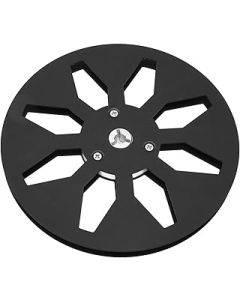 Universal 1/4 7 Inch Empty Tape Reel, Aluminum Alloy, 8 Hole Sound Tape Reel for Pioneer, for AKAI, for TEAC, for Ampex and Other Reel to Reel Tapes (Black)