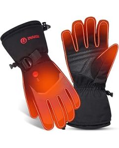 DAY WOLF Heated Gloves for Men Women,7.4V 2200MAH Electric Rechargeable Battery gloves for Winter Biking Skiing Cycling Hunting Fishing Skiing