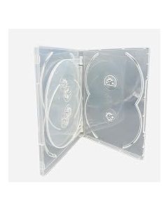 Vision Media - 6 Way Multi Super Clear DVD/CD Case (10pcs) 14mm Spine