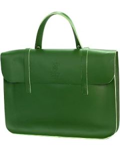 Montford MFC1GR Leather Music Carry Case - Olive Green