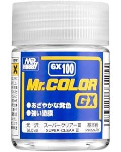 Mr. Colour GX100 Super Clear III 18ml paint