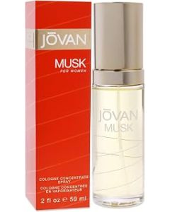 Jovan Musk Cologne Spray for Women, 59 ml