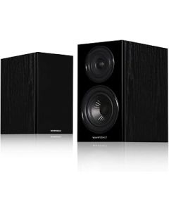 Wharfedale Diamond 12.1 Bookshelf or Standmount Speakers (Black Oak)