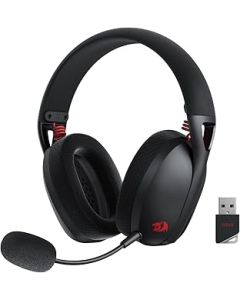 Redragon H848 Bluetooth Wireless Gaming Headset - Lightweight - 7.1 Surround Sound - 43MM Drivers - Detachable Microphone - for Multi Platforms