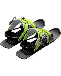 Mini Short Ski Skates Snow Shoes Short Skiboards,Mini Ski Skates Metal Snowboard Nylon Outdoor Ski Boots Winter Short for Sports Overweight Shoes Ski Storage Racks