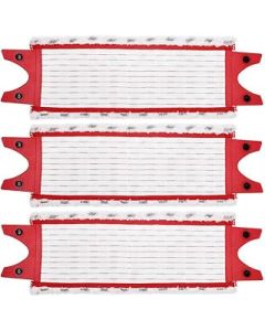 Microfibre Mop Pads ,Head Replacement, Flat Mops Floor Spray Pads, Extra Refill Compatible with Authentic Vileda Ultramax Red,1-2 Spray Mop - 3Pack
