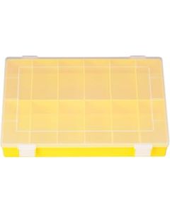 huenersdorff 611800 PP-Classic 12 Compartments Assortment Box - Yellow