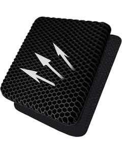 boyue Gel Seat Cushion,Lumbar Support Chair Cushion,with Non-Slip Cover,Suitable for any seats,Such as: Cars, Offices, Wheelchairs,Restaurant seats , etc. (Black)