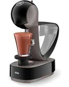 DeLonghi Nescafé Dolce Gusto Infinissima Pod Capsule Coffee Machine, Espresso, Cappuccino and more,1.2 Liters, EDG260.G, Black & Charcoal
