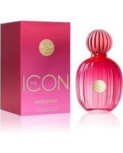 The Icon Woman By Antonio Banderas Eau De Perfume For Women - Long Lasting - Elegant, Sophisticated And Sensual Scent - Vanilla, Floral, And Fruity Notes - Ideal For Special Events - 100 ml