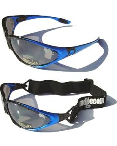 Ladgecom All-Weather Sunglasses & Goggles with Head Strap for Cycling, Running & Ski Sports